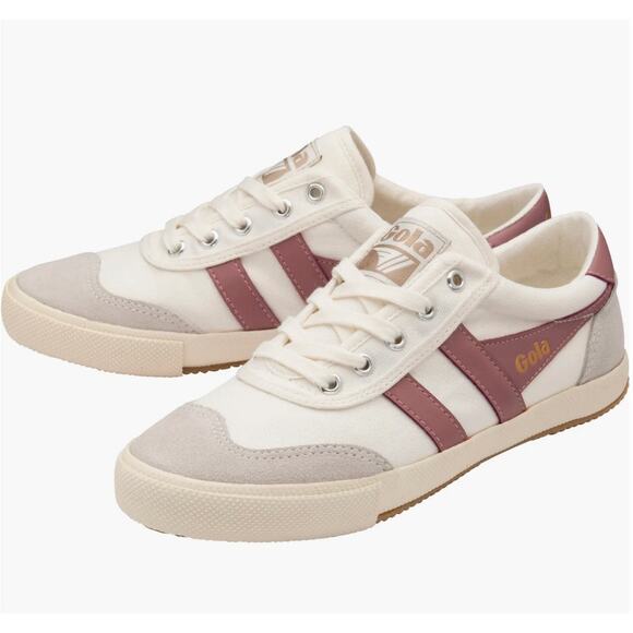 Gola Badminton Low Top Sneakers Dusty Rose Shoe Size 11 - Picture 1 of 11